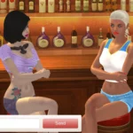 Players at the bar in Yareel