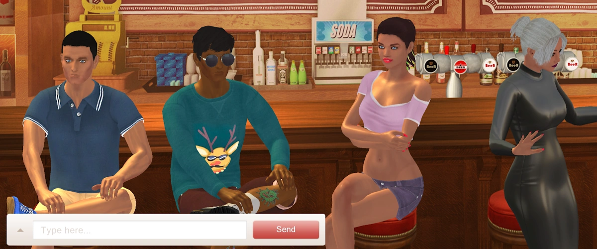 Players meeting at the bar in Yareel
